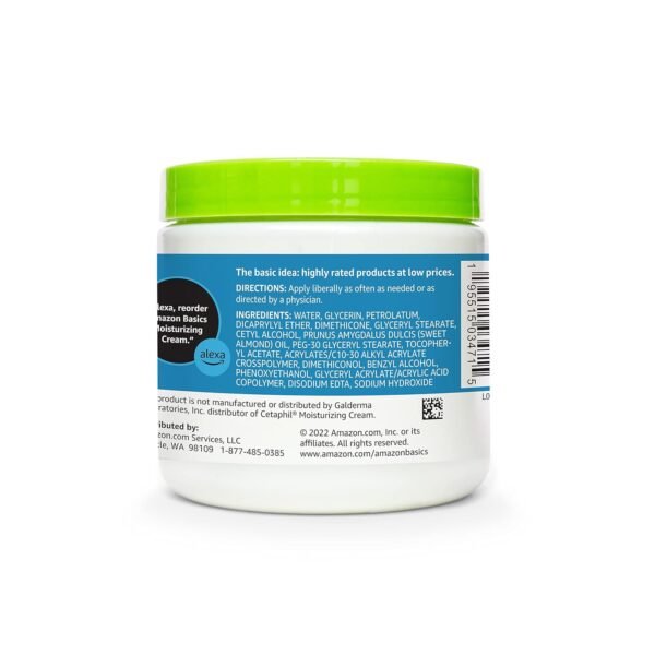71nJVxBtyML._SL1500_.jpg Amazon Basics Ultra Moisturizing Skin Cream for Dry & Sensitive Skin, Dermatologist Tested, Fragrance Free, 16 Ounce, 1 Pound (Pack of 1) (Previously Solimo)