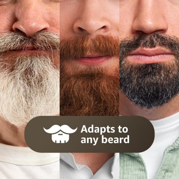 Electric Beard Trimmer for Men: 16-in-1 Professional Barber Hair Clippers - Cordless Grooming Kit - Turbo Speed & Precision Blades