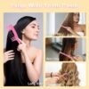 71nQ7eSxecL._SL1500_.jpg DUAIU Hair Brush Set, 12PCS Brushes and Combs for Women, Vented Deangler Brush, Slick Back Brush, Wide Tooth Comb, Spray Bottles, Styling Tools (PINK)