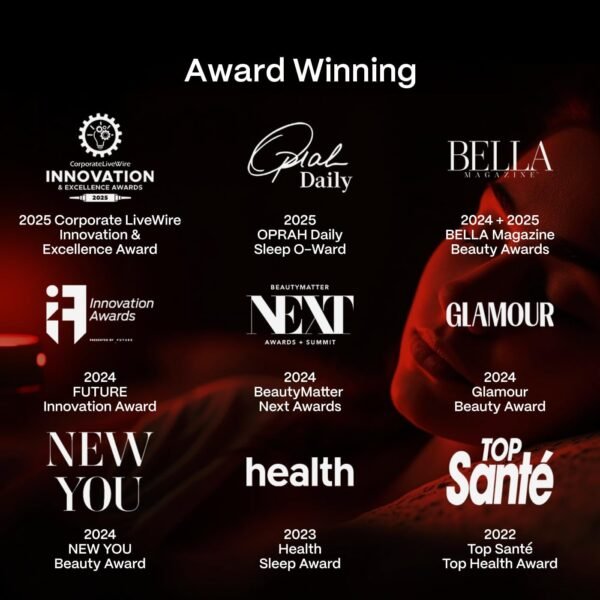 Red Light Therapy Sleep Device – Patented & Award Winning 630nm Pure Red Light Lamp Sleep Aid to Support Deep Relaxation – Red Light for Sleep Lamp Backed by Science for Adults & Kids