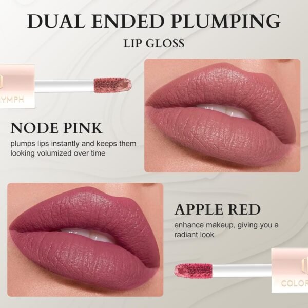 Color Nymph All In One Makeup Kit For Teens And Girls With Waterproof Handbag Makeup Kit Included 9 Colors Matte And Pearl Eyeshadow Palette Liquid Blush, Double Ended Lipgloss Concealer Brush Mascara