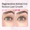 Regene Eyelash Serum | PDRN, EGF with 20 Amino Acids, 9 Peptides | Korean Eyelash & Brow Growth Serum | Gentle Formula to Boost Longer Fuller and Thicker Lashes (0.34 fl.oz.)