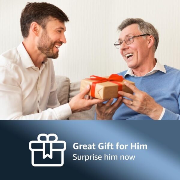 Rechargeable Electric Razor for Men: IPX7 Waterproof Shaver - 1.5H Fast Charge, 4D Flex Precision Blades with Pop-Up Trimmer - Gentle on Sensitive Skin, Perfect for Travel