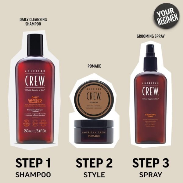 American Crew Men's Hair Styling Gel, Firm Hold, Non-Flaking, 33.8 Fl Oz, 33.8 fl oz