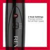 REVLON Silicone Bristle Heated Hair Styling Brush | Fast, Long Lasting Volume for Easy Styling | 1" Barrel for Full Body and Smooth Styles (Black/Pink)