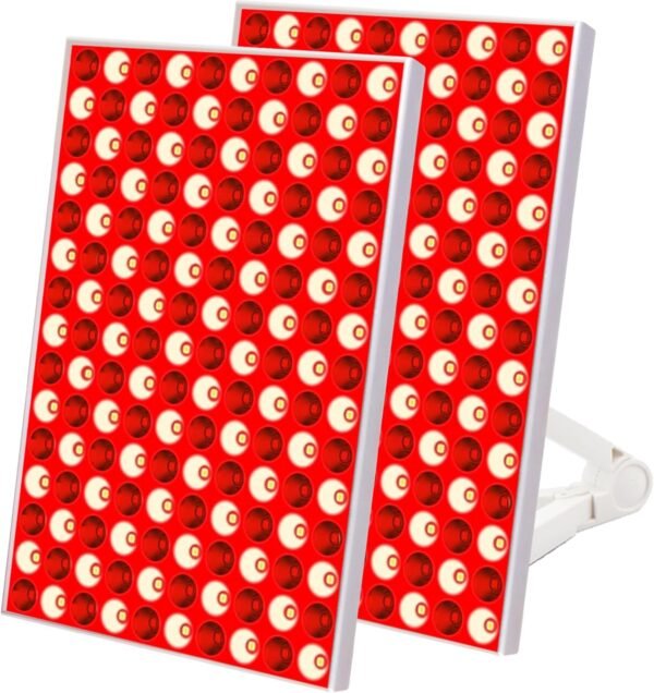 Red Light Therapy Lamp, Red Light Therapy for Body, Infrared Light Therapy Panel for Face with Stand, 660nm Red and 850nm Near Infrared LED Red Light Therapy Device at Home for Face and Body (2 Pack)