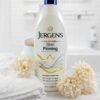 Jergens Skin Firming Body Lotion for Dry to Extra Dry Skin, Skin Tightening Cream with Collagen and Elastin, Dermatologist Tested, Hydralucence Blend Formula, 16.8 Oz, Pack of 3