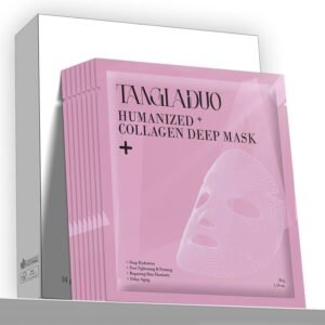 71plE4ts3HL._SL1500_.jpg Humanized Collagen Real Deep Overnight Mask,Hydrating Firming,Anti-ageing Hydrogel Mask,for All Skin Types,Elasticity Improvement,Pore Minimizing,Minimize Wrinkles,8Pcs,Pink