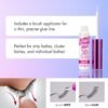 71qI6jqjY9L._SL1500_.jpg i-Envy by KISS Super Strong Hold 3D Strip Lash Glue (Clear), Waterproof Brush-On False Eyelash Adhesive, Latex-Free & Odor-Free, Long-Lasting & Easy Application, Ideal for Sensitive Eyes