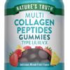 71qSFfuhggL._AC_SL1500_.jpg Nature's Truth Multi Collagen Gummies | Type I, II, III, V, X | 60 Count | Non-GMO & Gluten Free Complex Supplement | Mixed Fruit Flavor