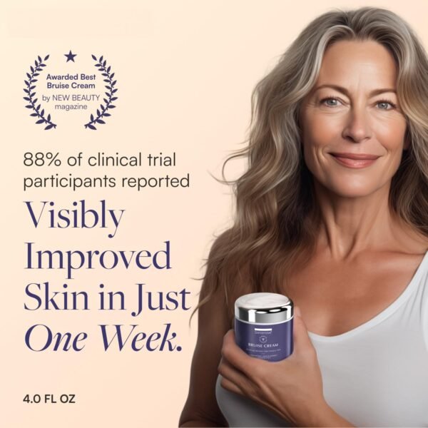 71qa53lt07L._SL1500_.jpg SKINTENSIVE Arnica Bruise Cream for Thin Skin - Moisturizing, Vitamin K C and E, Skin Renewal, 4 Oz