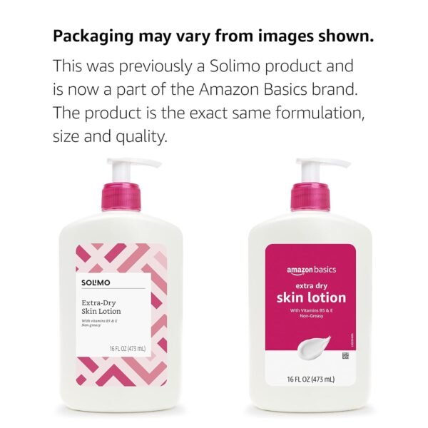 71qtBsTZPqL._SL1500_.jpg Amazon Brand - Solimo Extra-Dry Skin Lotion with Vitamins B5 & E, 16 fl oz