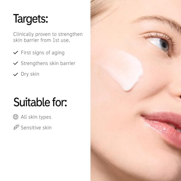 The INKEY List Bio-Active Ceramide Moisturiser 1.7fl oz/50ml, Anti-Ageing Skincare, 24-Hour Hydration Cream, Vegan Friendly, Suitable For All Skin Types