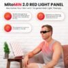 Mito Red Light - MitoMIN 2.0 Red Light Panel - Red Light Therapy for Face and Neck – FSA HSA Red Light Therapy Panel - Red Light & Near Infrared Red Light Therapy - at-Home Red Light Therapy for Body