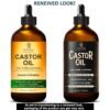 71rKr78AL._SL1500_.jpg Pure Cold Pressed Hexane-Free Castor Oil - Glass Bottle for Hair Growth, Face, Scalp, Skin & Eyelashes - Nourishing & Moisturizing - 4 fl oz