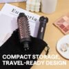 71rLR4cE7RL._AC_SL1500_.jpg Wavytalk Thermal Brush, 1 1/2 inch Heated Round Brush with Detachable Head, Velvet Pouch and Dual Voltage for Travel, Easy to Create Blowout Look, Rose Gold