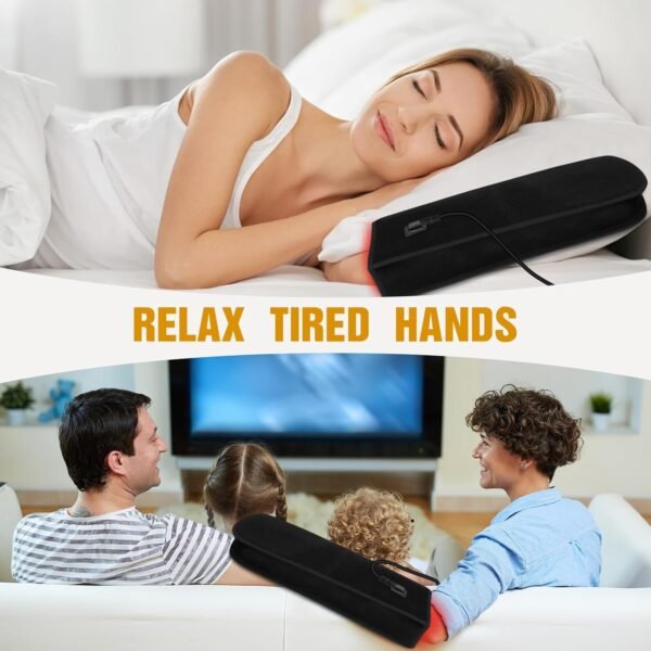 Red-Light-Therapy-for-Hands,Red Light Therapy for Finger Wrist,Near Infrared Light Therapy & Red Light Therapy for Body,Dual Wavelength 150 LEDs for Hands Pain Relief(16.5IN*7IN)