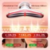 Facial Massager, 7 Colors Red Light Therapy for Face and Neck, Face Lift Device with 113°F Heating Vibration for Multi Skin Care