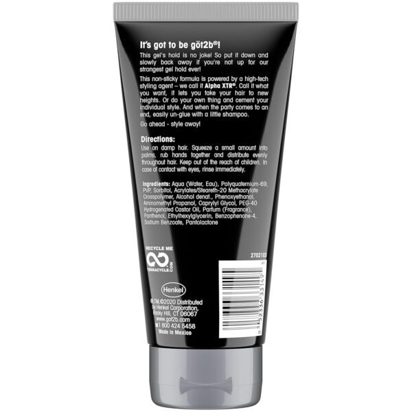 71re7juuL._SL1500_.jpg Got2B Ultra Glued Invincible Styling Gel 2 - 6 oz tubes + 1 Travel 1.25 oz tube