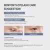 BENTON HONEST Eyelash Serum - Korean Skin Care Lash Serum with Hyaluronic Acid & Peptides | Eyelash & Eyebrow Growth Serum (0.33 fl oz)