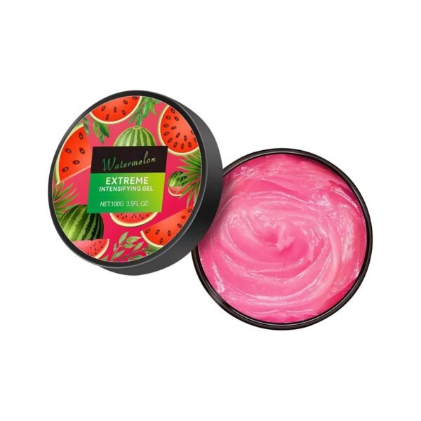 Luxury Intensive Tanning Gel - Haute Beauty Skin Care - Natural Tanning Accelerator Cream for Sunbeds and Outdoor Sun - Sweet Fruit Flavor (Watermelon - Pink, 100g/3.5Fl.oz)