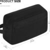 Travel Toiletry bag Toiletry bag for women men Hanging Cosmetic bag Travel accessories for Women Men (Black)