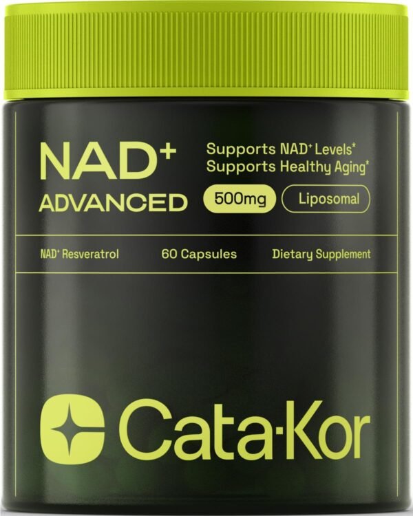 71s57FVFRSL._AC_SL1500_.jpg NMNH Supplement Alternative - Liposomal NAD with Resveratrol - High Purity NAD Supplement for Anti-Aging, Energy, Focus - 60 Capsules