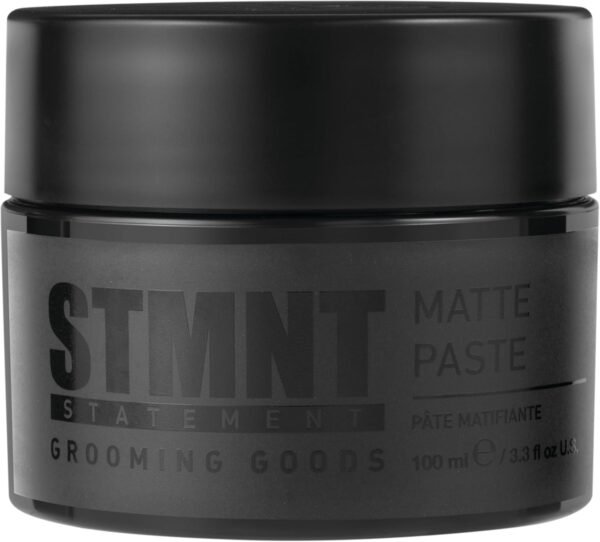 STMNT Grooming Goods Matte Paste 3.38 oz | All Day Strong Hold & High Volume | Hair Clay Paste For Men | Non-Greasy Formula | Texture Paste for Hair | Ideal for Dry & Damp Hair | Mens Hair Styling