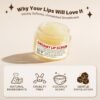 71sMCbXfrsL._SL1500_.jpg EJW Nourishing Lip Scrub - Infused with Coconut Oil, Olive Fruit Oil, and Jojoba Seed Oil, 1.05oz - Exfoliate, Hydrate, and Glow for Chapped Dry, Dark Lips