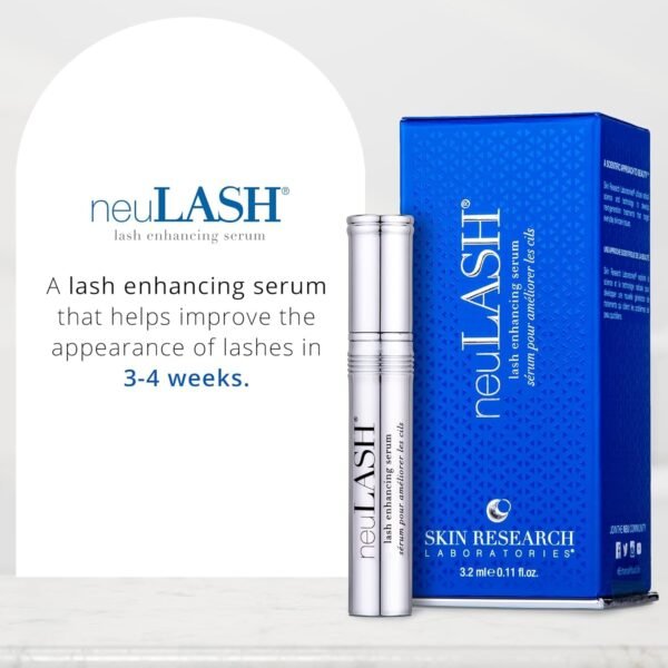 71sVKb-MdL._SL1500_.jpg Eye Lash Enhancing Serum for Thicker, Longer Looking Lashes - neuLASH Eyelash Serum by Skin Research Laboratories - Advanced Formula Improves the Look of Natural Lash Follicles & Healthy Lash Lines