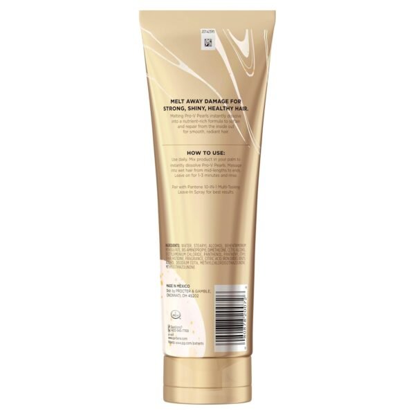 Pantene Miracle Rescue Deep Conditioner with Melting Pro-V Pearls - For Dry, Damaged, or Color-Treated Hair - Intense Moisture & Repair - 8.0 Oz