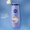 NIVEA Nourishing Shea Butter Body Wash with Nourishing Serum, Moisturizing Body Wash for Women, Enriched Provitamin B5 and Vitamin E, 20 Fl Oz Bottle