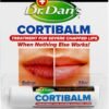 71tOv6bIL._AC_SL1500_.jpg Dr. Dan's Cortibalm - 1 Pack - for Dry Cracked Lips - Healing Lip Balm for Severely Chapped Lips - Designed for Men, Women and Children