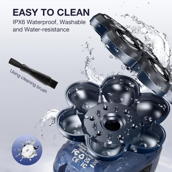 Head Shavers for Bald Men: 5-in-1 Electric Razor - Waterproof Shaving Grooming Kit for Balder - Turbo Speed & Precision Blades - Gift for Father