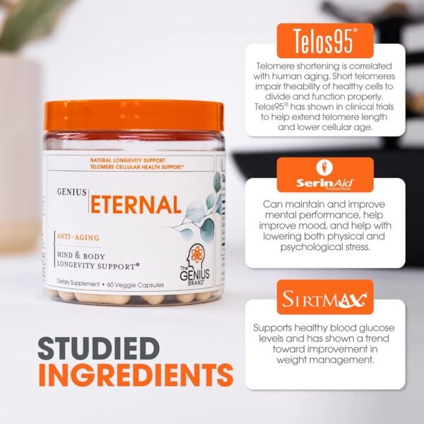 Genius Eternal, Anti-Aging Supplement