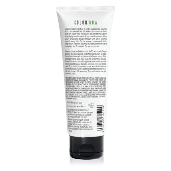 71txuU88PEL._SL1500_.jpg COLOR WOW One Minute Transformation – Instant frizz fix| Nourishing styling cream smooths, tames + defrizzes on the spot| Avocado oil + Omega 3’s hydrate, repair for silkier, smoother texture