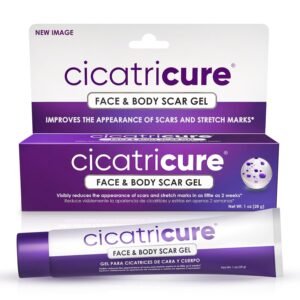 71u4dRmutNL._SL1500_.jpg Cicatricure Advanced Scar Gel for Face & Body - Proven Results in 2 Weeks, Scar Treatment for Surgical Scars, Stretch Marks, Scars of Burns and Injuries, Acne Scar Treatment, 1 oz (28 g)
