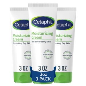71uCGa4HBNL._SL1500_.jpg Cetaphil Face & Body Moisturizer, Hydrating Moisturizing Cream for Dry to Very Dry, Sensitive Skin, NEW 3 oz Pack of 3, Fragrance Free, Non-Comedogenic, Non-Greasy