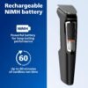71uUIFT0qZL._AC_SL1500_.jpg Norelco Philips Multi Groomer All-in-One Trimmer Series 3000-13 Piece Mens Grooming Kit for Beard, Face, Nose, Ear Hair Trimmer and Hair Clipper - NO Blade Oil Needed, MG3740/40