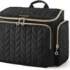 71ubabvC0XL._AC_SL1500_.jpg BAGSMART Travel Toiletry Bag, Large Wide-open Travel Bag for Toiletries, Makeup Cosmetic Travel Bag with Handle-Black