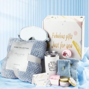 Gifts for Women, Gifts for Mom, Care Package for Women, Relaxing Spa Gift Set For Women, Birthday Baskets, Unique Holiday Gifts Basket for Women, Her, Sister, Mom, Girl Friend, Best Friends