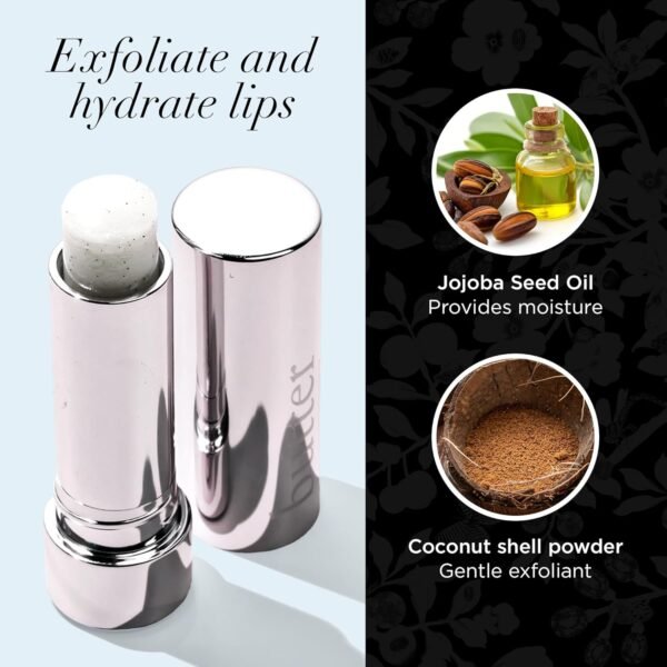 71v1cCMkIVL._SL1500_.jpg butter LONDON Lippy Lip Scrub Stick, Sugar Buttercream - 100% Natural Sugar-Based Lip Scrubber Exfoliator Nourishes, Hydrates & Lightens Dry & Dark Lips - Lip Care for Smooth & Fresh-Looking Lips
