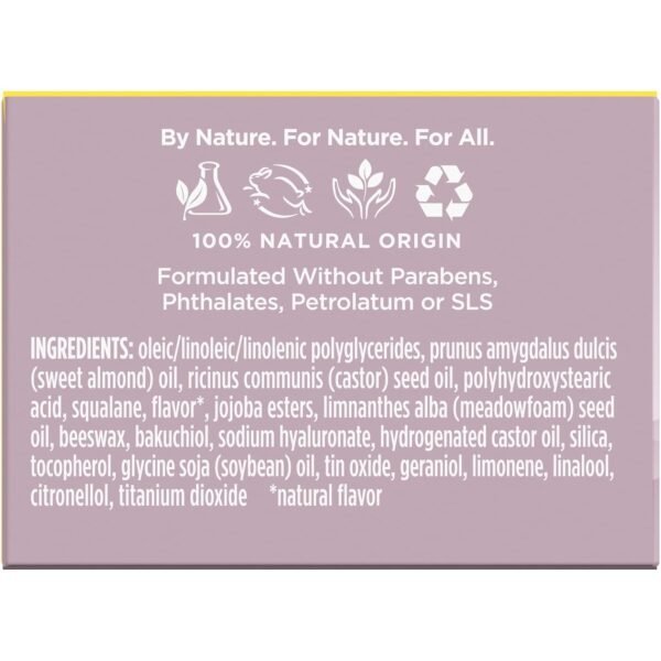 71vKyr7lXJL._SL1500_.jpg Burt’s Bees Lavender Vanilla Lip Sleeping Mask, With Hyaluronic Acid and Squalane Moisturizer To Instantly Hydrate Lips, Overnight Mask and Treatment, 0.45 oz.