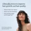 Nutrafol Women's Hair Growth Supplements, Ages 18-44, Clinically Proven for Visibly Thicker and Stronger Hair, Dairy-Free, Soy-Free, Dermatologist Recommended - 1 Month Supply