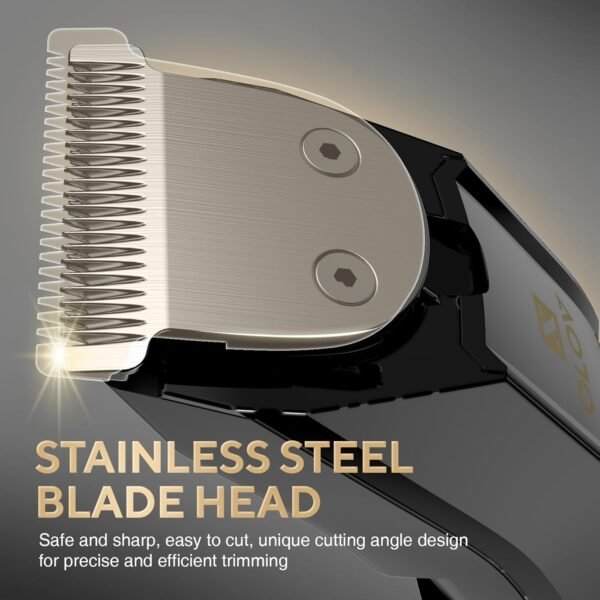 Men's Beard Trimmer - All-in-One Trimmer with Precision Dial - Premium Facial Hair Groomer - Adjustable 20 Length Setting, USB Recharge Dock, Cordless Waterproof Wet/Dry Clipper