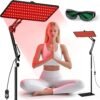 71vdArGOF8L._AC_SL1500_.jpg Morfone Red Light Therapy for Face and Body, 660nm 850nm 940nm 3 in 1 Red Infrared Light Therapy Lamp with Stand with Large Panel, Therapy Device at Home, Gifts for Women