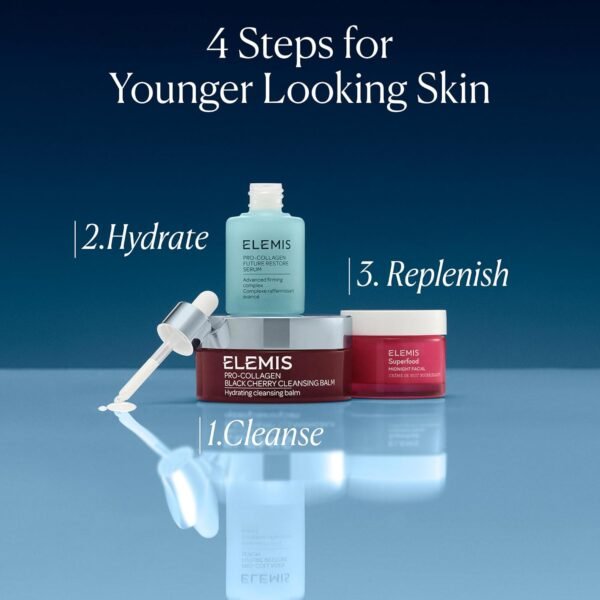 ELEMIS Superfood Midnight Facial, Moisturizer Face Cream, Hydrating Face Moisturizer for Dry Skin, Firming Facial Cream, Camu Camu & Vitamin C Cream