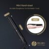 71vs1Ba5BXL._AC_SL1500_.jpg Terviiix Mini Flat Iron for Short Hair Temperature Adjustable, 1/2 Inch Mini Small Portable Ceramic Travel Hair Straightener for Men, Black