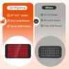 Comfytemp 24’’ x 12’’ Large Red Light Therapy Pad for Body, FSA HSA Eligible Near Infrared Light Therapy Wrap, Light Therapy Pad for Back Shoulder Joint Muscle Pain Relief, Father's Day Gifts, 32W
