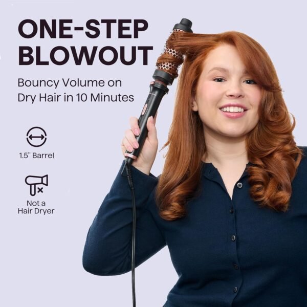 71w05otga5L._AC_SL1500_.jpg Wavytalk Thermal Brush, 1 1/2 inch Heated Round Brush with Detachable Head, Velvet Pouch and Dual Voltage for Travel, Easy to Create Blowout Look, Rose Gold